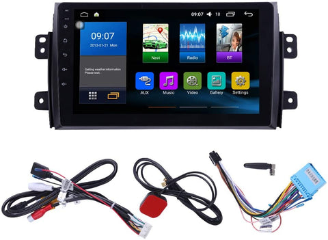 Android 10 Autoradio Navegación Headunit Multimedia Player GPS Radio pantalla táctil para Suzuki SX4 2006-2013
